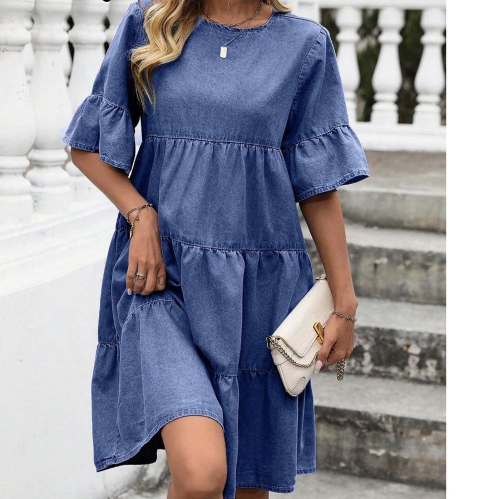 Denim dress